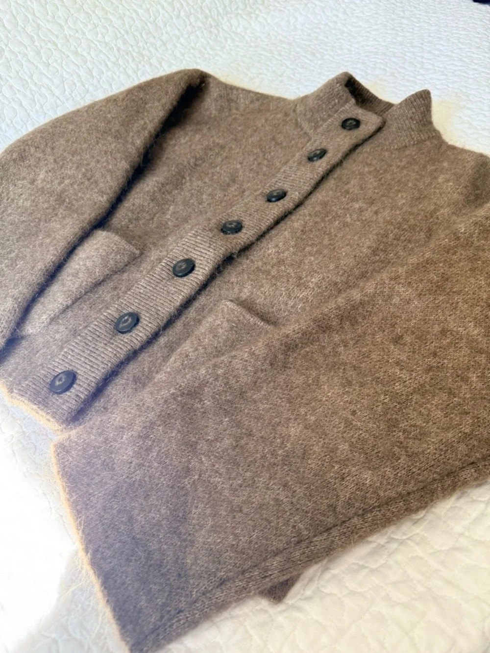 EUC - Sezane Thais jacket in Taupe - size M - Picture 8 of 16